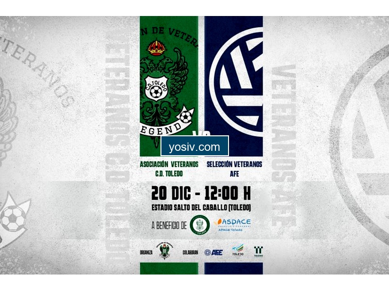 La Selección Veteranos AFE y los Veteranos C.D. Toledo jugarán un partido solidario en el Salto del Caballo