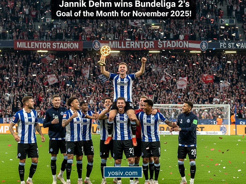 Jannik Dehm wins Bundesliga 2's Goal of the Month for November 2025!