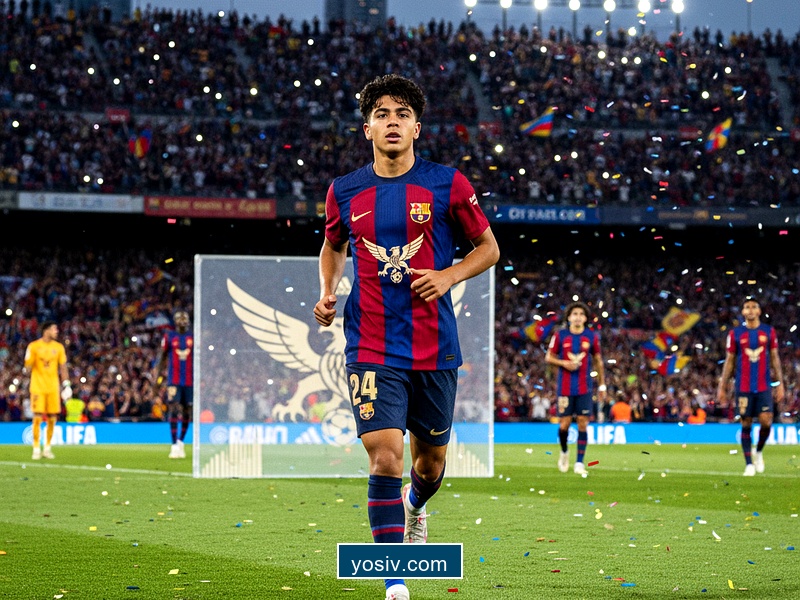 Lamine Yamal unveils signature adidas logo reflecting his Barcelona roots